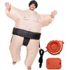 Entregando amor e Paz Wrestler 3-Piece Set, Inflatable Costume, Suitable