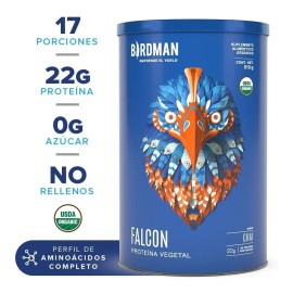 Birdman Falcon Protein Protena Vegana Orgnica Certificada  Con Enzimas Digestivas Y Probiticos  Sin Gluten  Chai  510g                                