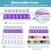 Shintop AM PM Pill Organizer 7 Day, Removable Lid Weekly