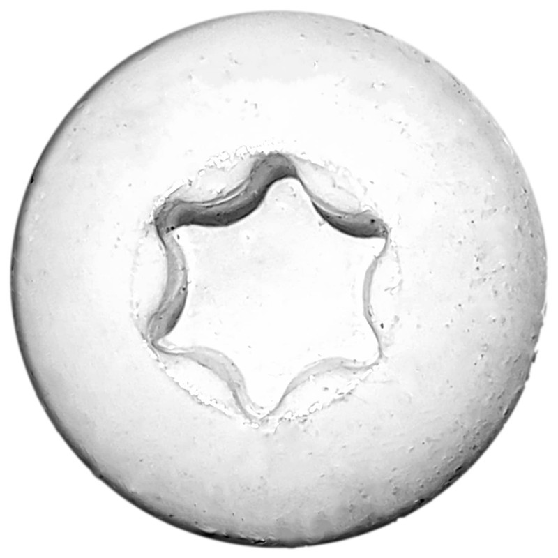 7.5 x 112mm WHITE HEAD Concrete Door Frame Fixing Screw