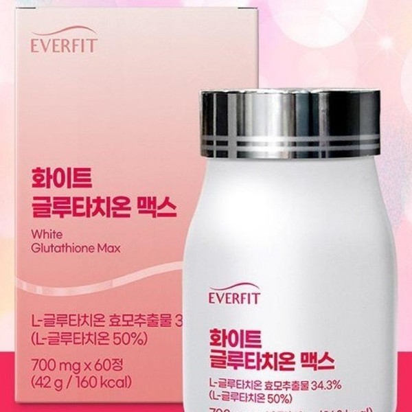 Everfit Glutathione White Max x 60 tablets WB 700mg /