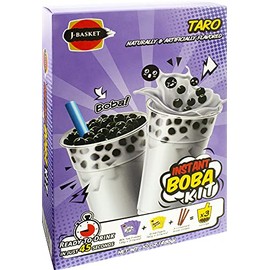 J-Basket Taro Tea Boba Kit, 10 Ounce