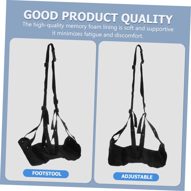 DOITOOL 1pc Portable Foot Rest Hammock for under Desk Ergonomic