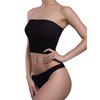 4 Pcs Tube Tops for Women Strapless Basic Bandeau Bra