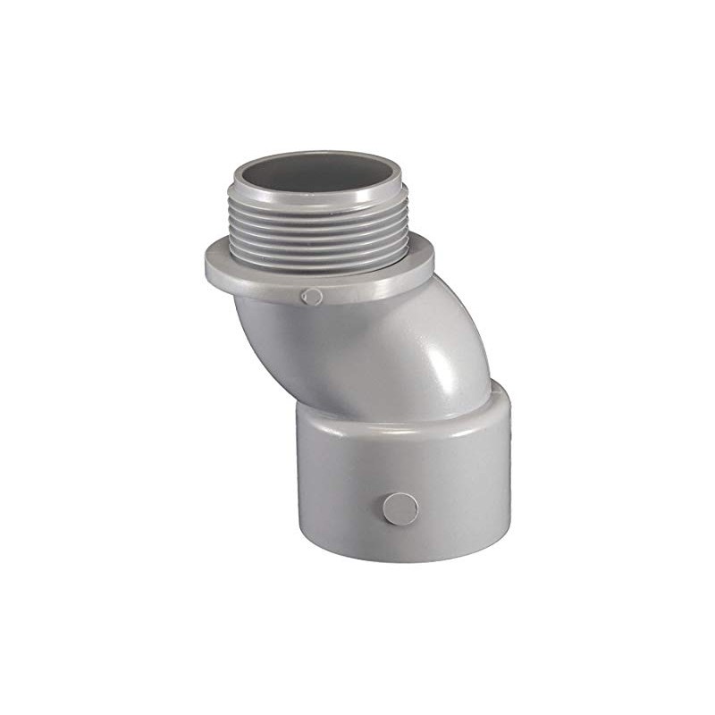 Meter Offset,2 In.,PVC,3-21/36 In. L