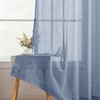Hiasan Faux Linen Pinch Pleated Curtains 108 Inches Long for