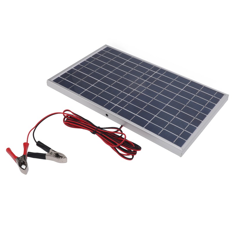 Solar Panel 10W 12V Polycrystalline IP65 Waterproof Portable 30A Solar