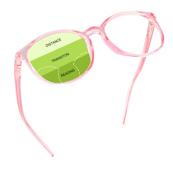 YEIN Presbyopic Progressive Multifocal Reading Glasses, Spring Hinge Blue Light