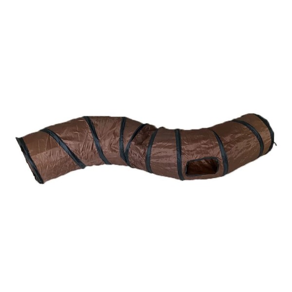 Mies′ Foldable S-Shaped Cat Tunnel, Cat Toy Tunnel, Stress Relief,