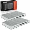 Frankberg 2 x Cabin Air Filter Pollen Filter with Activated