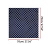 Allegra K Silk Scarf, Square, 27.6 inches (70 cm), Polka