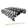 KOMBIUDA Simple Decorative Tablecloths 2pcs Large Rectangle Checkered Party Tablecloths