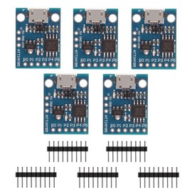 AITRIP 5Pcs Digispark Attiny85 Micro Miniature Microcontroller USB Development Board Module Compatible with Arduino IDE 1.0+ (OSX/Win/Linux)