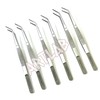ArtLab-New Dental College Cotton Plier Tweezer Dressing plier angled 6"