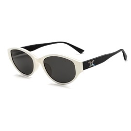 GRDQ Elegant Cat Eye Polarized UV400 Sunglasses Women Lightweight Frame Design for Driving Travel