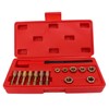 15-Piece Thread Chaser Set Rethreading Tool Kit with Complete Handles,