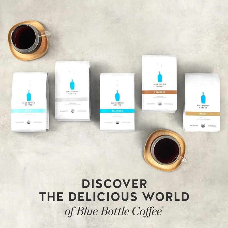Blue Bottle Coffee 12 Ounce Organic Whole Bean Coffee Smooth