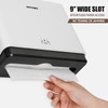 anydry 200-Sheet Wall-Mounted Paper Towel Dispenser, Fits Multi-Fold Towels up
