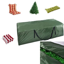 Storage Bag for Seat Cushion - Durable 210D Garden Cushion Storage, Zip Storage for Garden Cushions with Handles and Large Capacity 173 cm x 76 cm x 51 cm
