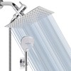 NearMoon Shower Head with Hose, High Pressure Stainless Steel Rain