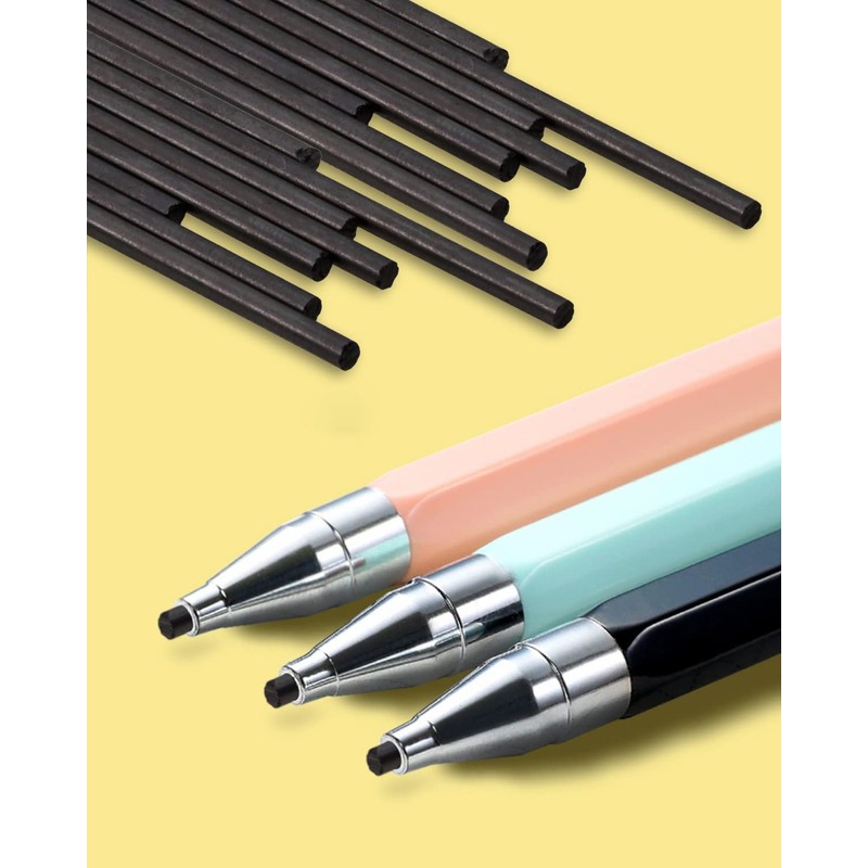 Tupalizy 16PCS 2mm Lead Refills Erasable Mechanical Pencil Leads Replacement