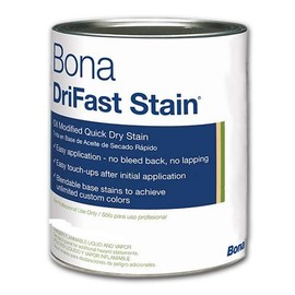 Bona DriFast Premium Quality Oil-Modified Quick Dry Stain The Metropolitan Collection for Interior Hardwood Floor Ebony, QT