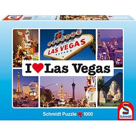 Schmidt Jigsaws I Love Las Vegas (1000 Pieces)
