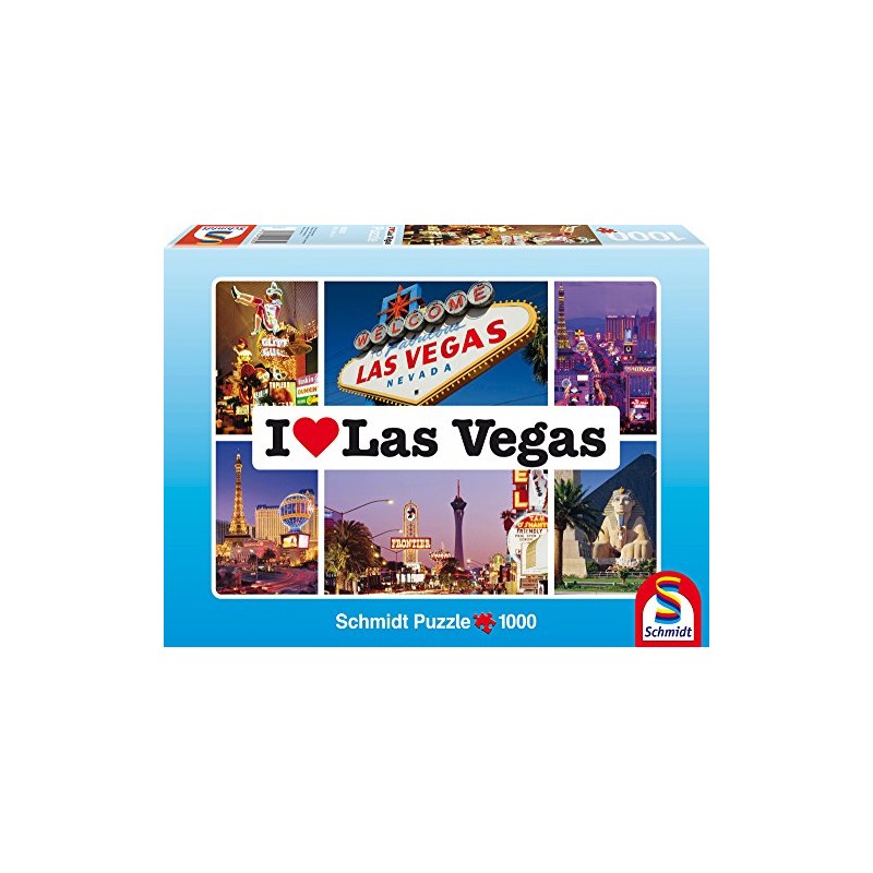 Schmidt Jigsaws I Love Las Vegas (1000 Pieces)