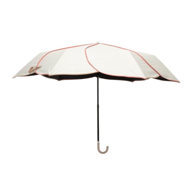 Francfranc Bi-Color Piping Folding Umbrella, 18.5 inches (47 cm), For