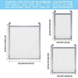 CraftyDream Paint Roller Grid 3 Pack 4 Sided Metal Paint Bucket Grid for 1, 2, 5 Gallon Buckets Heavy Duty Painting Screen for Roller Brushes Painting Tools for Home Professional Use