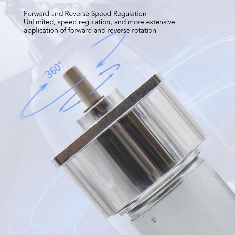 DC Geared Motor Self Locking Aluminum Alloy Shell Brass Coil