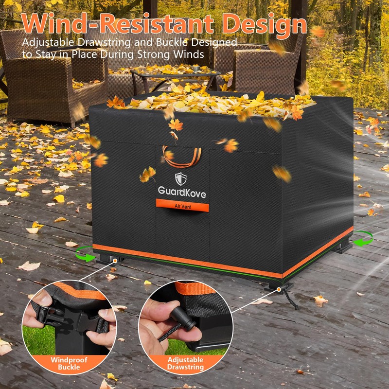 [2025 Upgraded 1000D Heavy Duty Fabric] 32”L x 32”W x