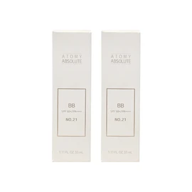 Atomy Absolute BB Cream SPF50+ No. 21 1+1 / 애터미 앱솔루트 BB 크림 SPF50+ 21호 1+1