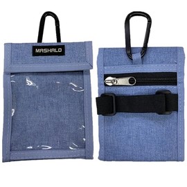 Mashalo Pass Case MP-601 II Blue Ticket Holder Ski Snowboard