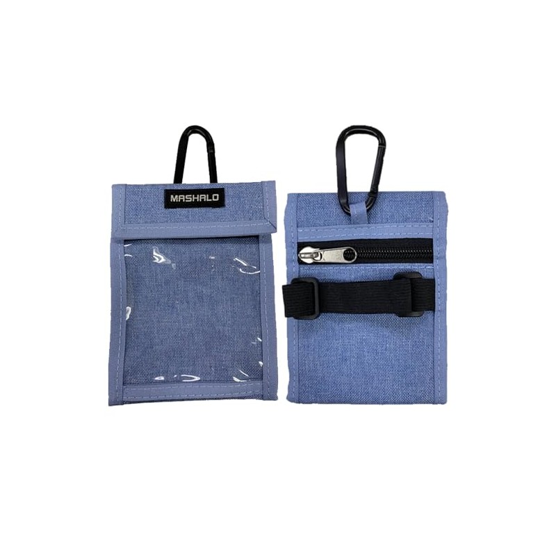 Mashalo Pass Case MP-601 II Blue Ticket Holder Ski Snowboard