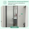 Bathroom Sliding Door Signs, In Use/Available Slider Sign Brushed Silver