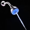 G1/2 Male Thread Shower Head Temperature Controlled 3 Color Changing