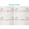 U Shaped Shower Curtain Rod, Adjustable Corner Shower Curtain Rod