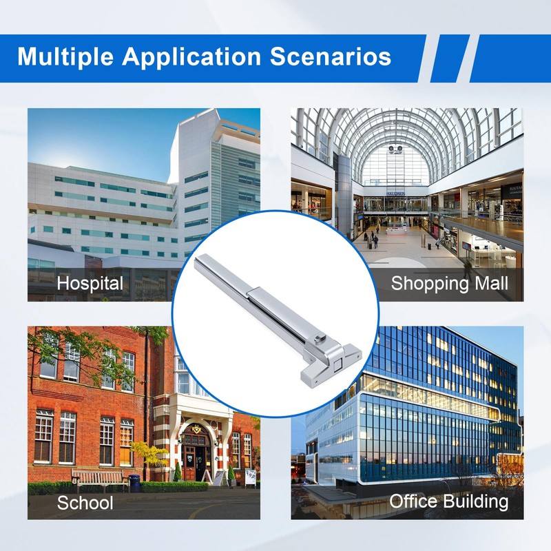 FAHKNS Panic Bars for Exit Doors Hardware Push Bar Door