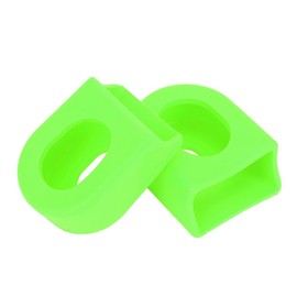Lybunair 2PCS Bike Crank Cover Protector, Crank Arm Sleeve, Mountain Bike Protective Case, Bike Cover Boots (Green)