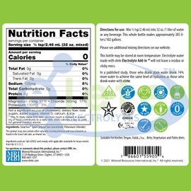 elete Electrolyte Add-in Hydration Drops | Sodium, Magnesium, Potassium & Trace Minerals | Unflavored, All Natural | Leg and Muscle Cramp Relief | Transform Any Drink into a Sports Drink, 8.3oz