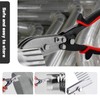 5 Blade Hand Crimper Sheet Metal Tools,Gutter Crimping Tool and