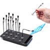 Metal Painting Stand Base Holder and 12PCS Magnetic Bendable Alligator
