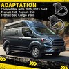 KUAFU 2Pcs Cargo D-Hooks Compatible with 2015-2024 Ford Transit 150