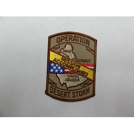 Embroidered Patch - Patches for Women Man - Military Older Vintage Operation Desert Storm Saudi Arabia