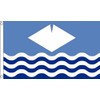 Flagtex Isle of Wight New (Waves) Small Flag 3ft x 2ft (90cm x 60cm)
