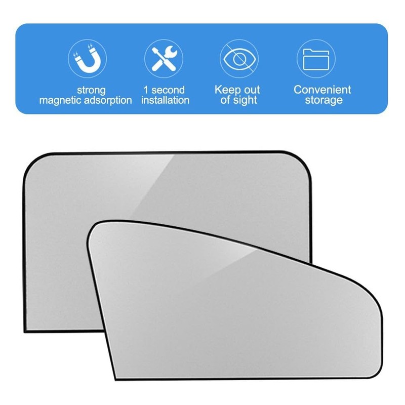 Car Window Shade, Car Side Window Magnetic Sun Visor, Auto