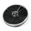 Portable Black Round Case with 12 Compartments, Nail Stones and Pill Case, Diameter 7.5cm / 휴대용 블랙 원형케이스 12칸 네일스톤 및 알약케이스 지름7.5cm