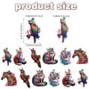 LEGENTLISUR Cute Animal Charms Large Quantity Multicoloured Acrylic Pendant Charms
