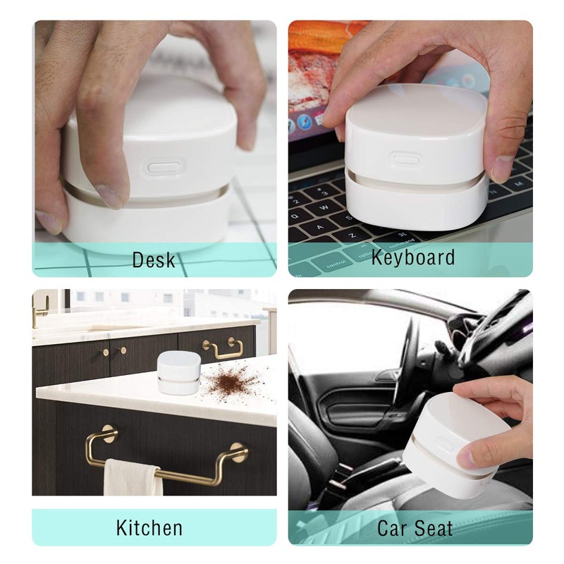 Surplex Mini Table Vacuum Cleaner, High Suction Power Dust Cleaner,